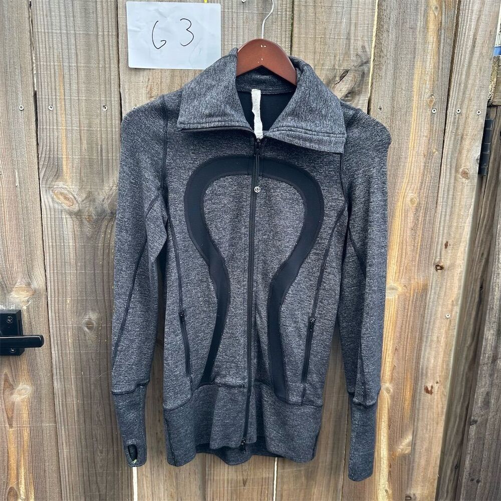 Lululemon Women's In Stride Jacket Black Size 2 Casual Long Sleeve